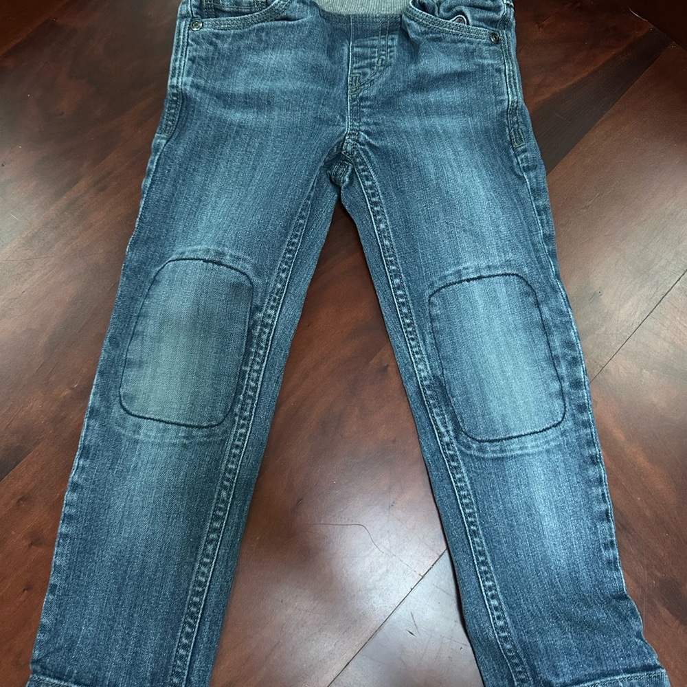 Hanna Andersson Boy’s Classic Blue Straight Jeans